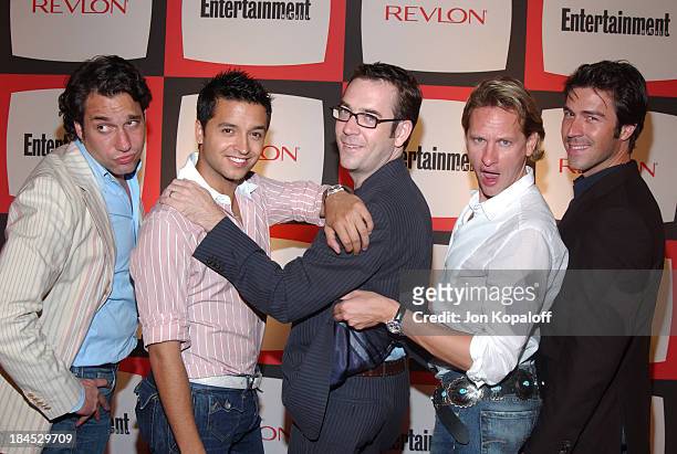Thom Filicia, Jai Rodriguez, Ted Allen, Carson Kressley and Kyan Douglas from "Queer Eye for the Straight Guy"