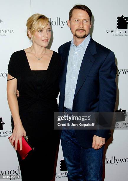 Kate Winslet and Todd Field, writer/director during "Little Children" Cocktail Party Hosted by Hollywood Life Magazine and New Line Cinema - November...