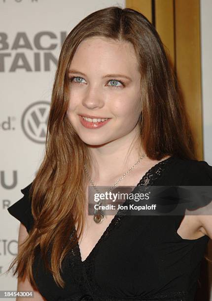 Daveigh Chase during Focus Features' "Brokeback Mountain" Los Angeles Premiere - Arrivals at Mann National Theatre in Westwood, California, United...