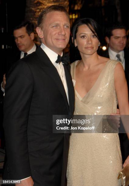 Daniel Craig and Satsuki Mitchell during 2007 Vanity Fair Oscar Party Hosted by Graydon Carter at Mortons in West Hollywood, California, United...