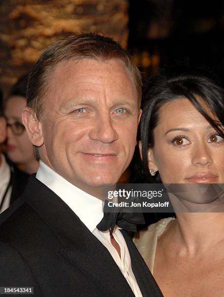 Daniel Craig and Satsuki Mitchell during 2007 Vanity Fair Oscar Party Hosted by Graydon Carter at Mortons in West Hollywood, California, United...