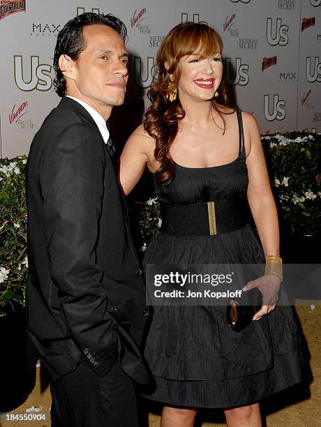 Marc Anthony and Leah Remini during Us Weekly Presents Us' Hot Hollywood 2007 - Arrivals at Sugar in Hollywood, California, United States.