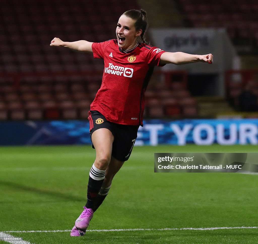 Ella Toone Of Manchester United Celebrates Scoring Their Second Goal ella-toone-of-manchester-united-celebrates-scoring-their-second-goal