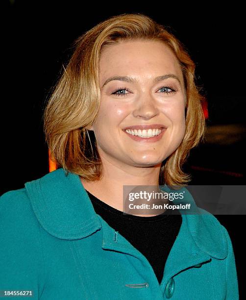 Actress Sophia Myles arrives at the Los Angeles Premiere of "10,000 B.C." at Grauman's Chinese Theater on March 5, 2008 in Hollywood, California.