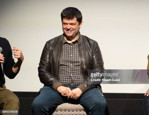 Christopher Miller attends a Q&A for 'Spider-Man: Across The Spider-Verse' at Crosby Hotel on December 10, 2023 in New York City.
