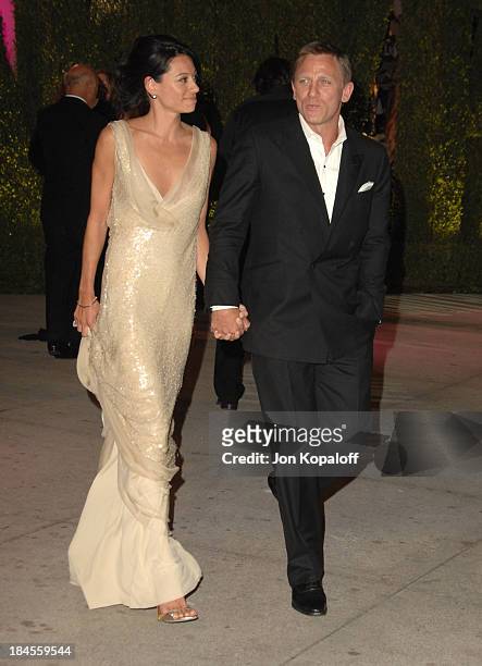 Daniel Craig and Satsuki Mitchell during 2007 Vanity Fair Oscar Party Hosted by Graydon Carter at Mortons in West Hollywood, California, United...