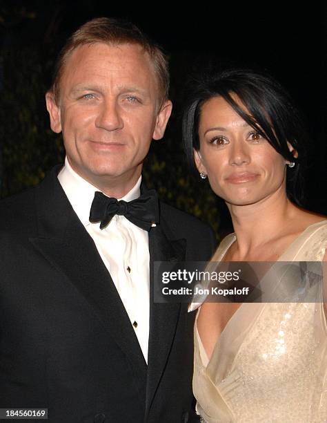 Daniel Craig and Satsuki Mitchell during 2007 Vanity Fair Oscar Party Hosted by Graydon Carter at Mortons in West Hollywood, California, United...