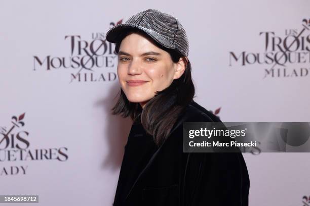 Stephanie Sokolinski a.k.a. Soko attends the "Les Trois Mousquetaires : Milady" The Three Musketeers: Milady Premiere at Cinema Le Grand Rex on...