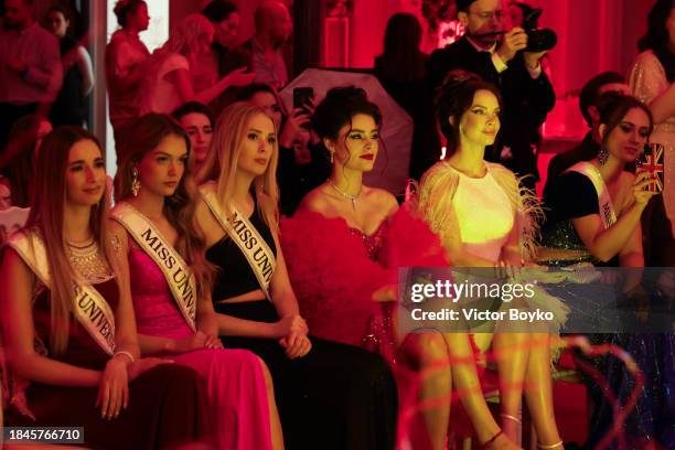 Miss Universe Switzerland Lorena Santen, Miss Universe Iceland Lilja Pétursdóttir, Miss Universe Germany Helena Bleicher, Angelina Usanova, Miss...