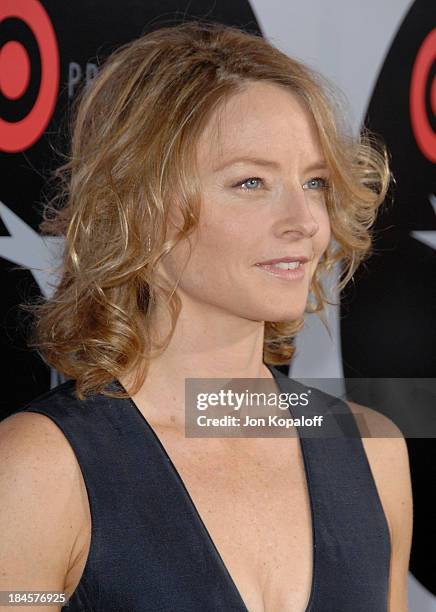 Actress Jodie Foster arrives at the AFI Night at the Movies presented by TARGET at the Arclight Theater on October 1, 2008 in Hollywood, California.