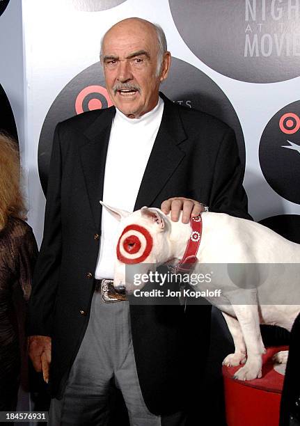 Actor Sean Connery arrives at the AFI Night at the Movies presented by TARGET at the Arclight Theater on October 1, 2008 in Hollywood, California.