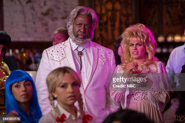 Teammates" Episode 103 -- Pictured: Wendell Pierce as Harris Greeen, Ana Nogueira as Kay Costa --
