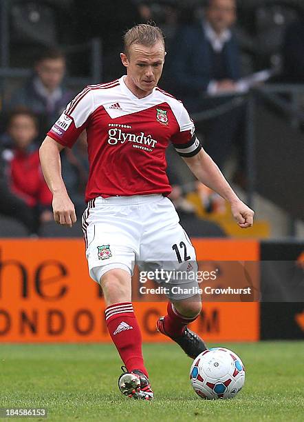 Dean Keates of Barnet looks to attacks during the Skrill Conference Premier match between Barnet and Wrexham AFC at The Hive Stadium on October 13,...