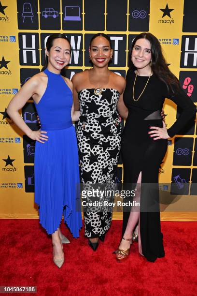 Lily Ling, Mayte Natalio and Sammi Cannold attend "How To Dance In Ohio" Broadway Opening Night at Belasco Theatre on December 10, 2023 in New York...