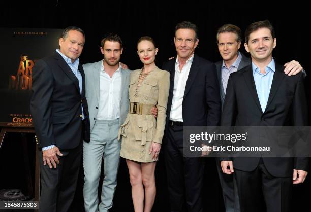Gardner Stern, series' writer and executive producer, Christian Cooke, Kate Bosworth, Dennis Quaid, Cary Elwes and Chuck Rose, series' writer and...