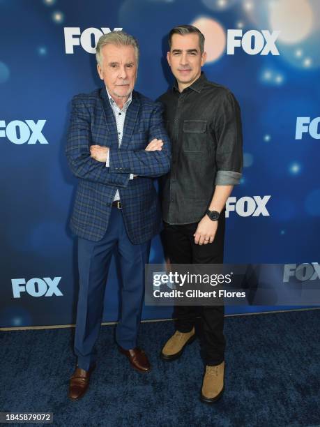 John Walsh and Callahan Walsh at the 2023 FOX Winter Junket held at FOX Studios on December 13, 2023 in Los Angeles, California.