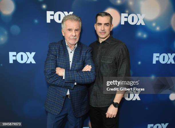 John Walsh and Callahan Walsh at the 2023 FOX Winter Junket held at FOX Studios on December 13, 2023 in Los Angeles, California.