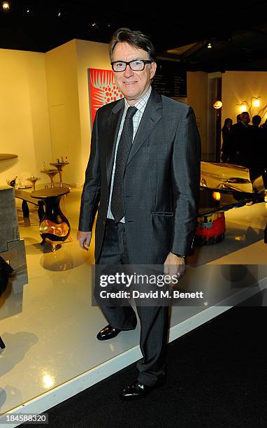 Peter Mandelson attends the Moet Hennessy London Prize Jury Visit during the PAD London Art + Design Fair at Berkeley Square Gardens on October 14,...