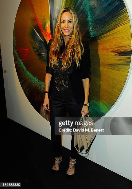 Lisa Butcher attends the Moet Hennessy London Prize Jury Visit during the PAD London Art + Design Fair at Berkeley Square Gardens on October 14, 2013...