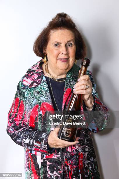 Suzy Menkes attends Suzy Menkes' 80th Birthday Dinner with Don Julio 1942 at Dover Street Market on December 13, 2023 in London, England.