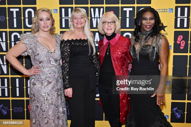 Haven Burton Paschall, Terry Sullivan, Johanna McKenzie and Darlesia Cearcy attend "How To Dance In Ohio" Broadway Opening Night at Belasco Theatre...
