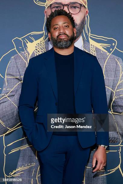 Jermaine Johnson attends "American Fiction" New York screening at AMC Lincoln Square Theater on December 10, 2023 in New York City.