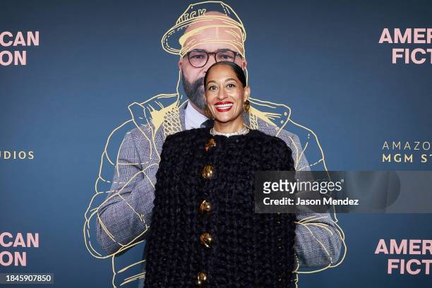 Tracee Ellis Ross attends "American Fiction" New York screening at AMC Lincoln Square Theater on December 10, 2023 in New York City.