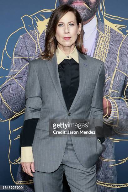 Miriam Shor attends "American Fiction" New York screening at AMC Lincoln Square Theater on December 10, 2023 in New York City.