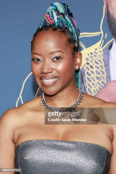 Erika Alexander attends "American Fiction" New York screening at AMC Lincoln Square Theater on December 10, 2023 in New York City.