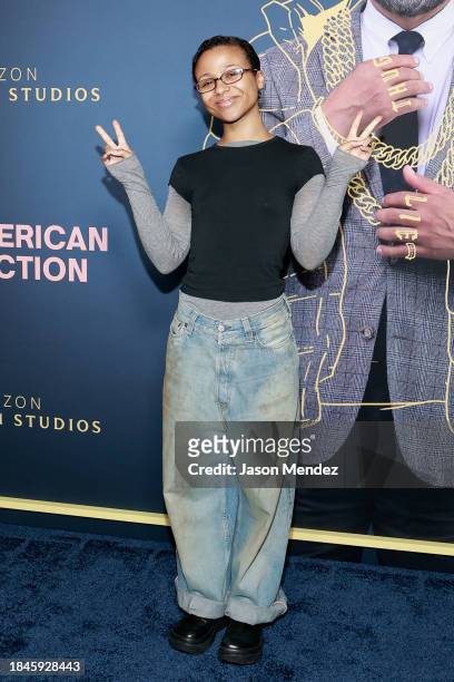Myha'la Herrold attends "American Fiction" New York screening at AMC Lincoln Square Theater on December 10, 2023 in New York City.