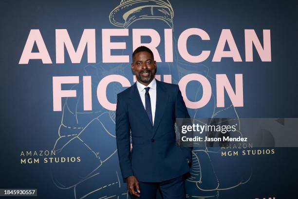 Sterling K. Brown attends "American Fiction" New York screening at AMC Lincoln Square Theater on December 10, 2023 in New York City.