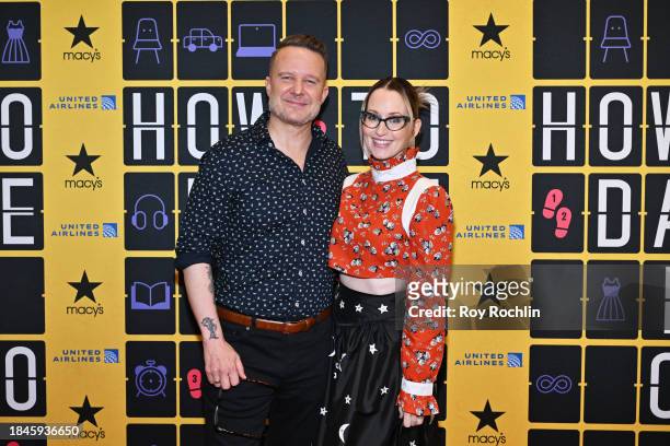 Will Chase and Ingrid Michaelson attend "How To Dance In Ohio" Broadway Opening Night at Belasco Theatre on December 10, 2023 in New York City.