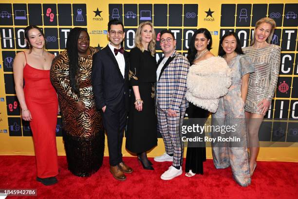 Sammy Lopez, Fiona Howe Rudin, Ben Holtzman and guests attend "How To Dance In Ohio" Broadway Opening Night at Belasco Theatre on December 10, 2023...