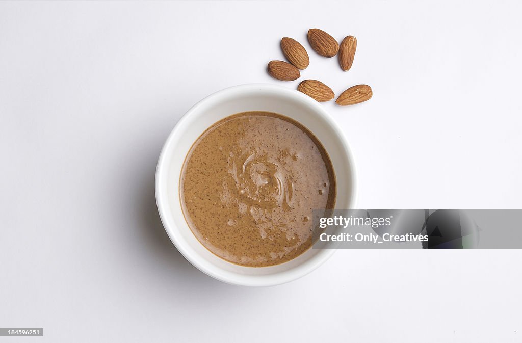 Almond Butter with almonds