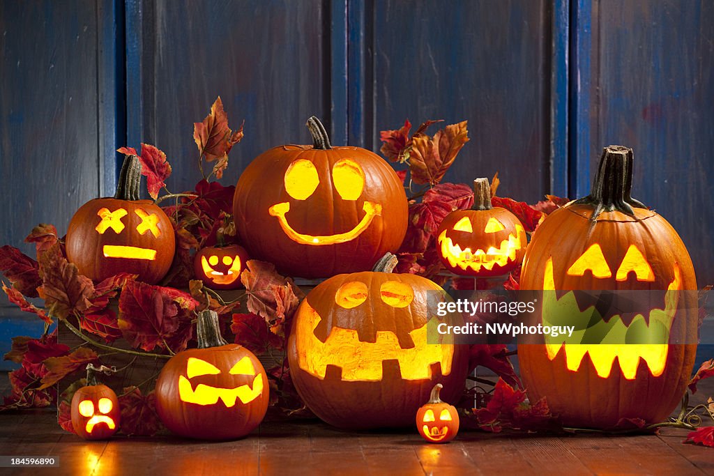 Halloween Jack-o-Lantern Pumpkins