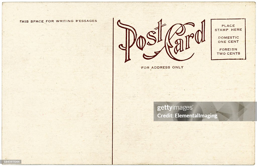 Imagem de um fundo Retro Vintage, antigo Cartão Postal de