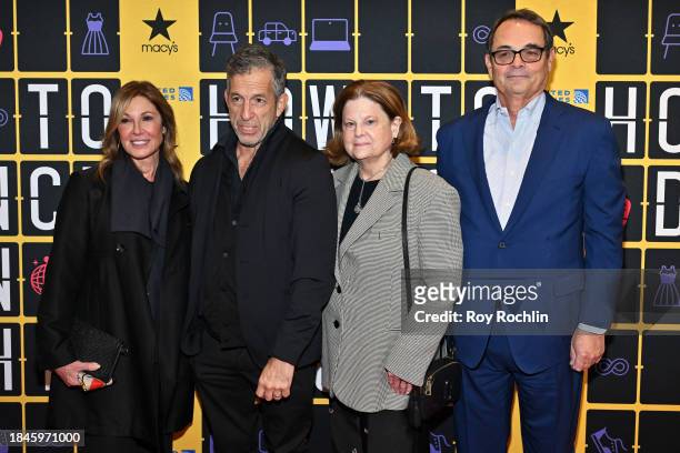 Maria Cuomo Cole, Kenneth Cole, Anne Keating and guest attend "How To Dance In Ohio" Broadway Opening Night at Belasco Theatre on December 10, 2023...