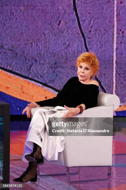 Ornella Vanoni attends the "Che Tempo Che Fa" TV Show on December 10, 2023 in Milan, Italy.