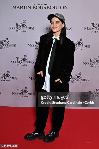 Stephanie Sokolinski a.k.a. Soko attends the "Les Trois Mousquetaires : Milady" The Three Musketeers: Milady Premiere at Cinema Le Grand Rex on...