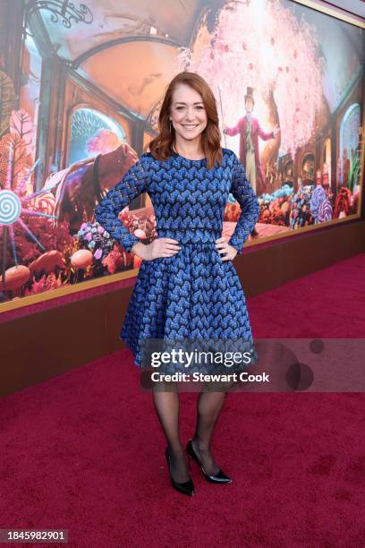 Alyson Hannigan attends the Los Angeles Premiere of Warner Bros. "Wonka" at Regency Village Theatre on December 10, 2023 in Los Angeles, California.