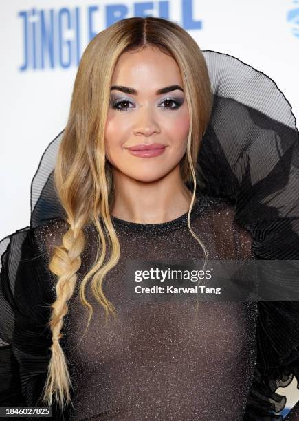 Rita Ora attends Capital's Jingle Bell Ball 2023 at The O2 Arena on December 10, 2023 in London, England.