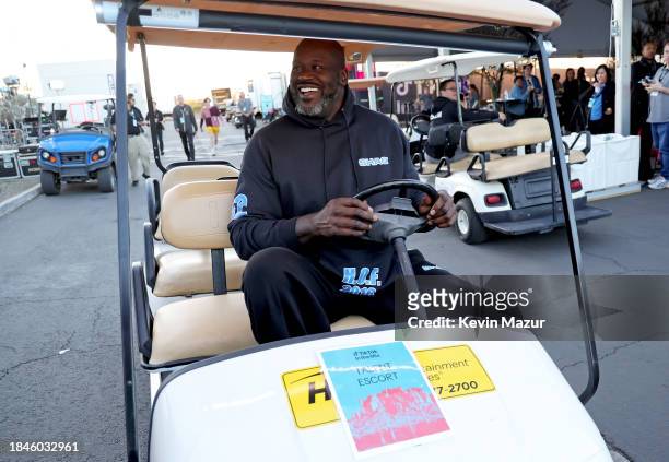 Shaquille O'Neal attends TikTok In The Mix at Sloan Park on December 10, 2023 in Mesa, Arizona.