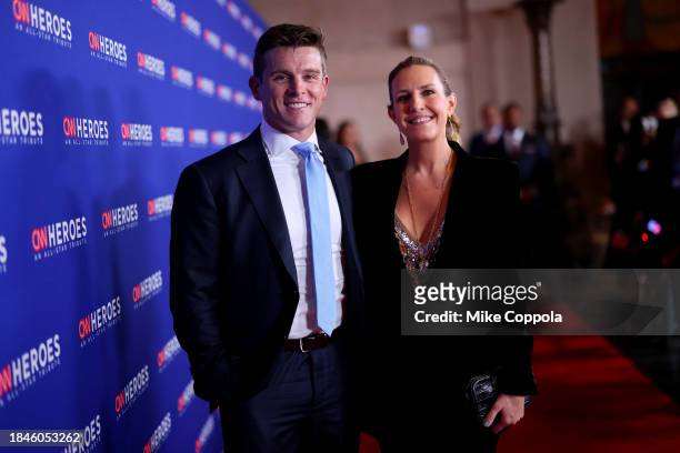 Phil Mattingly and Poppy Harlow attend 17th Annual CNN Heroes: An All-Star Tribute at The American Museum of Natural History on December 10, 2023 in...