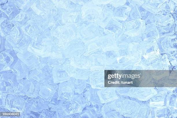 lots of ice - ice cube stockfoto's en -beelden