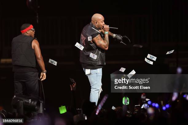 Flo Rida performs onstage during iHeartRadio KISS108's Jingle Ball 2023 at TD Garden on December 10, 2023 in Boston, Massachusetts.