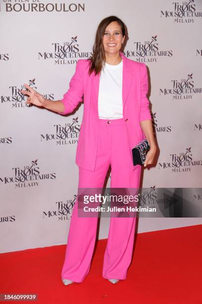 Actress Julie de Bona attends the "Les Trois Mousquetaires: Milady" The Three Musketeers: Milady Premiere at Cinema Le Grand Rex on December 10, 2023...