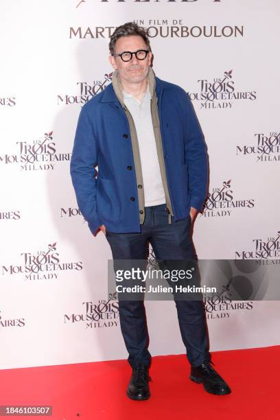 Director Michel Hazanavicius attends the "Les Trois Mousquetaires: Milady" The Three Musketeers: Milady Premiere at Cinema Le Grand Rex on December...