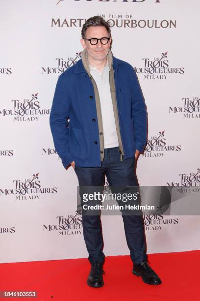 Director Michel Hazanavicius attends the "Les Trois Mousquetaires: Milady" The Three Musketeers: Milady Premiere at Cinema Le Grand Rex on December...