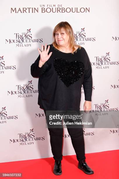 Actress Michele Bernier attends the "Les Trois Mousquetaires: Milady" The Three Musketeers: Milady Premiere at Cinema Le Grand Rex on December 10,...