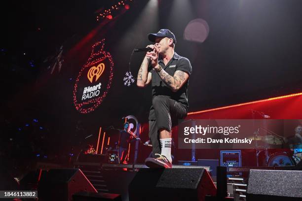 Ryan Tedder of OneRepublic performs onstage during iHeartRadio KISS108's Jingle Ball 2023 at TD Garden on December 10, 2023 in Boston, Massachusetts.